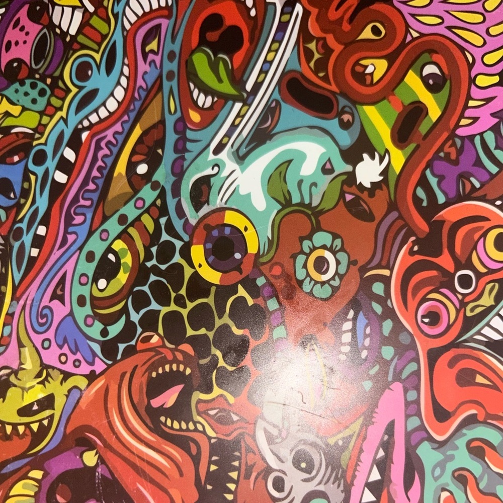 Metal Trays with PCV Soft Magnetic Lid Trippy Rolling Tray with Lid Home Storage - Picture 7 of 9
